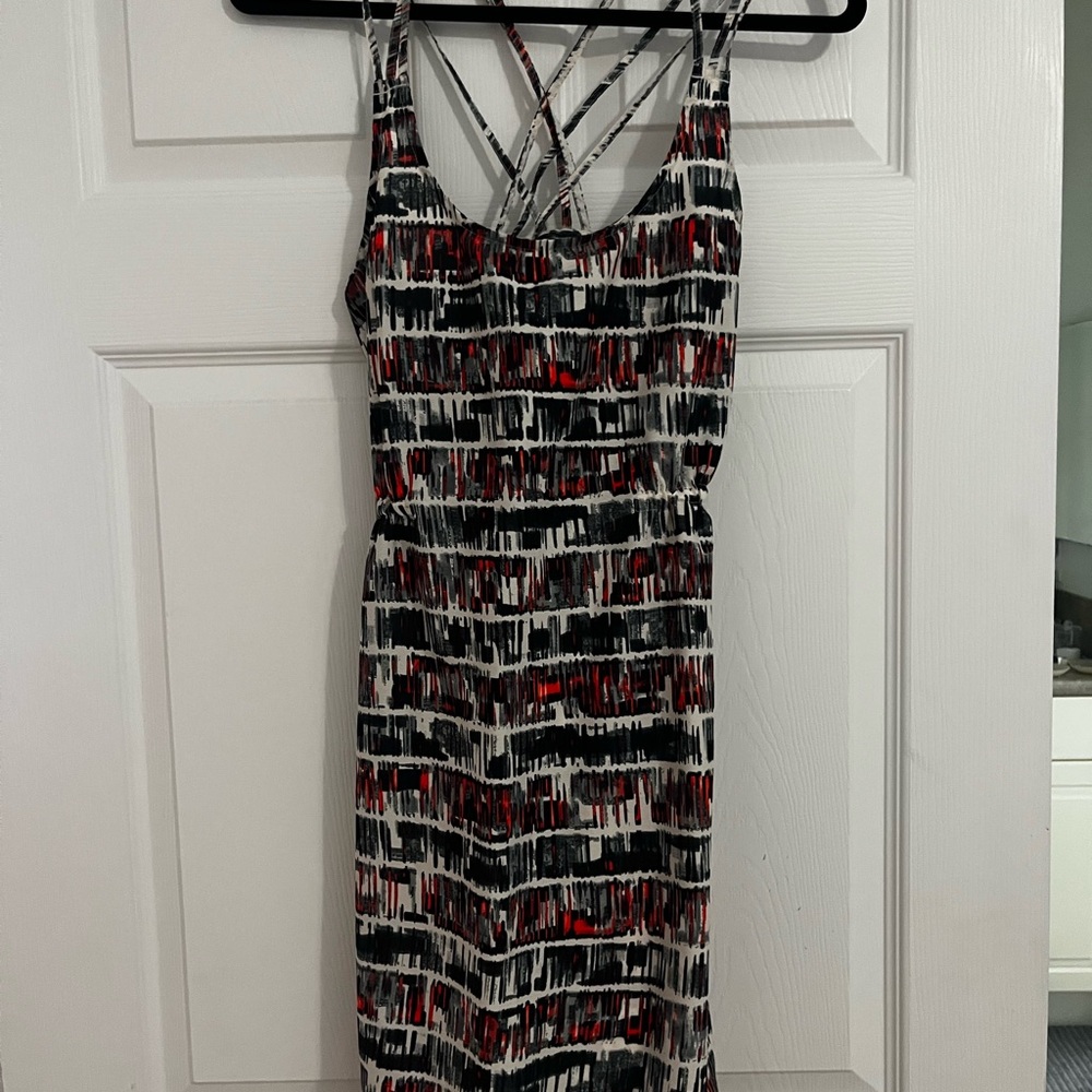 Hurley Women's Strappy Midi Dress - Black, Red, White